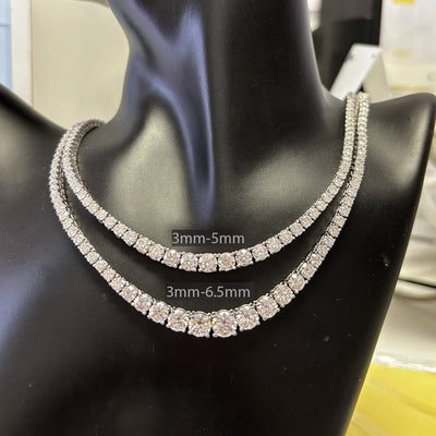 Moissanite tennis choker necklace for women – ARIANA