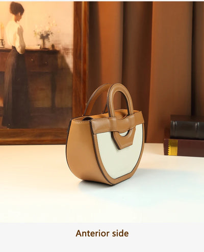 Saddle bag, crossbody, retro style, for women