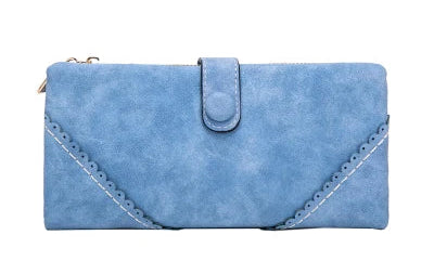 Leather multi-card clutch wallet for women – ARIANA