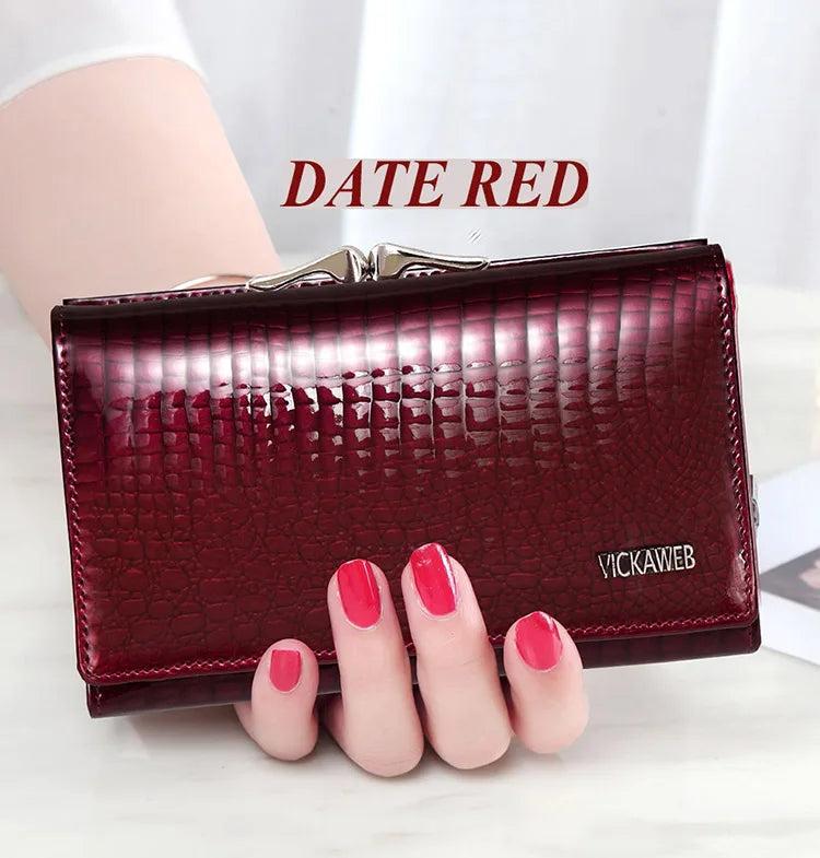 Alligator print coin wallet for women – ARIANA