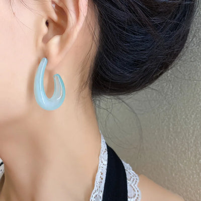 Acrylic drop stud earrings for women – ARIANA