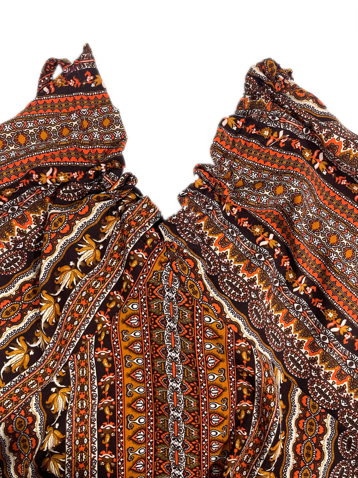 Bohemian maxi dress with backless design for women