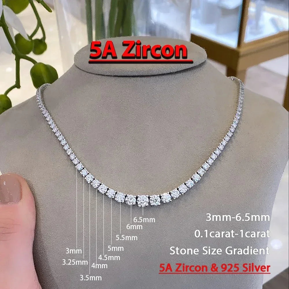 Moissanite tennis choker necklace for women – ARIANA