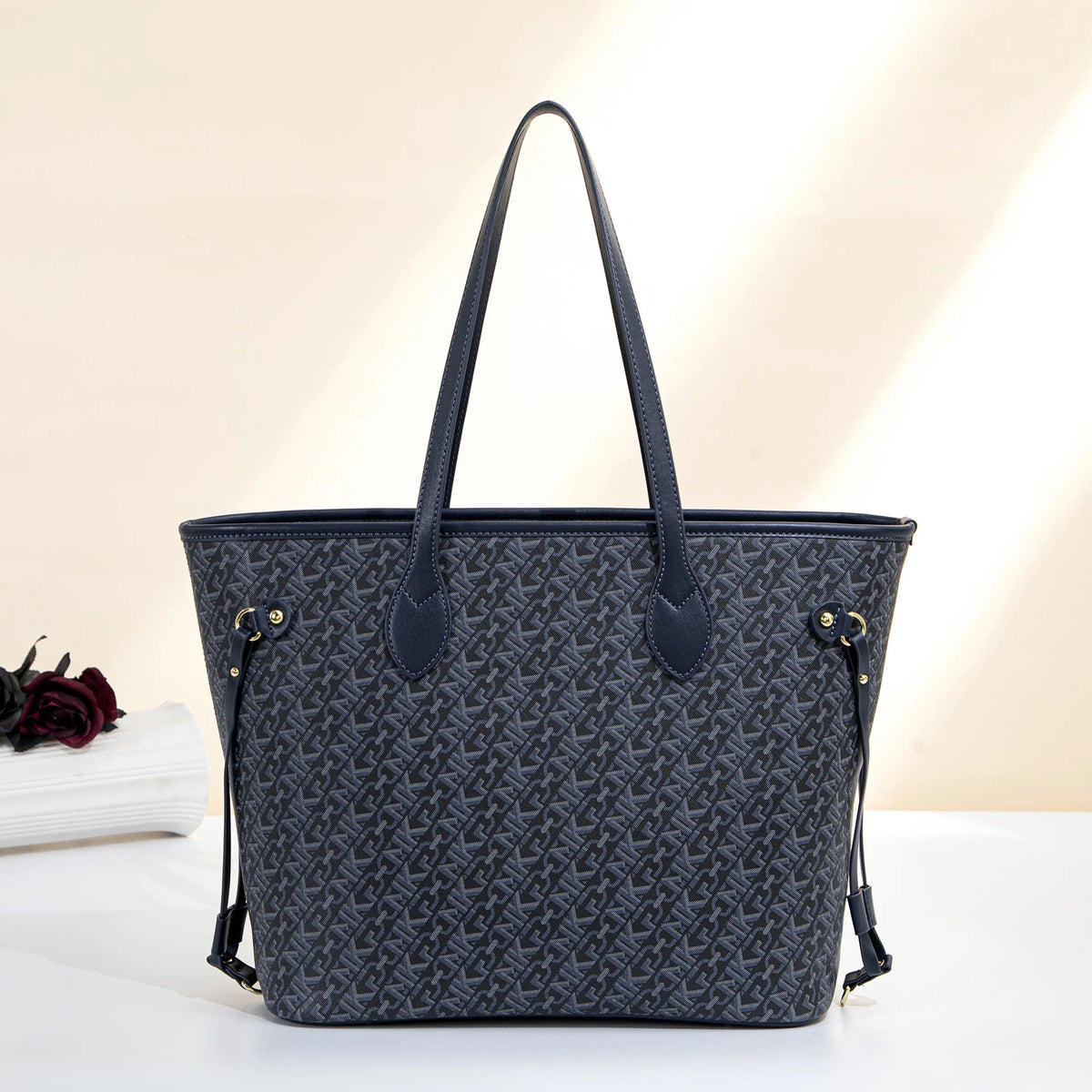 Monogram tote and pouch set for women – ARIANA