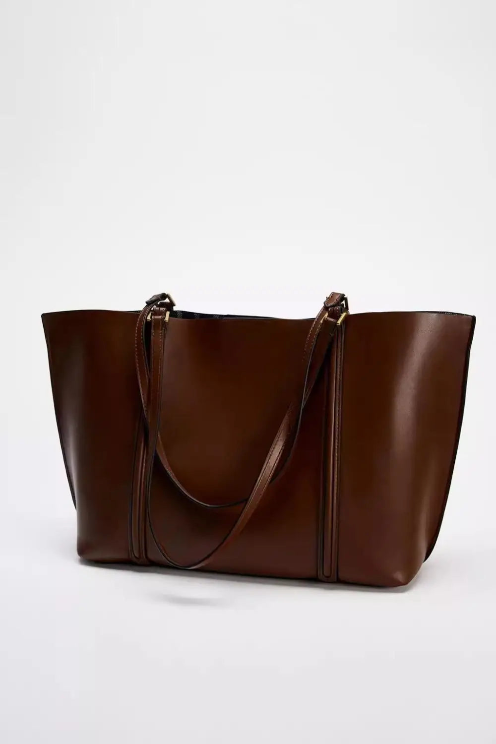 Minimalist leather tote bag for women – ARIANA