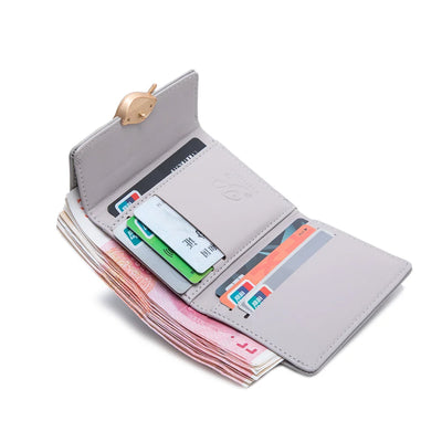 Trifold wallet, compact size, for women