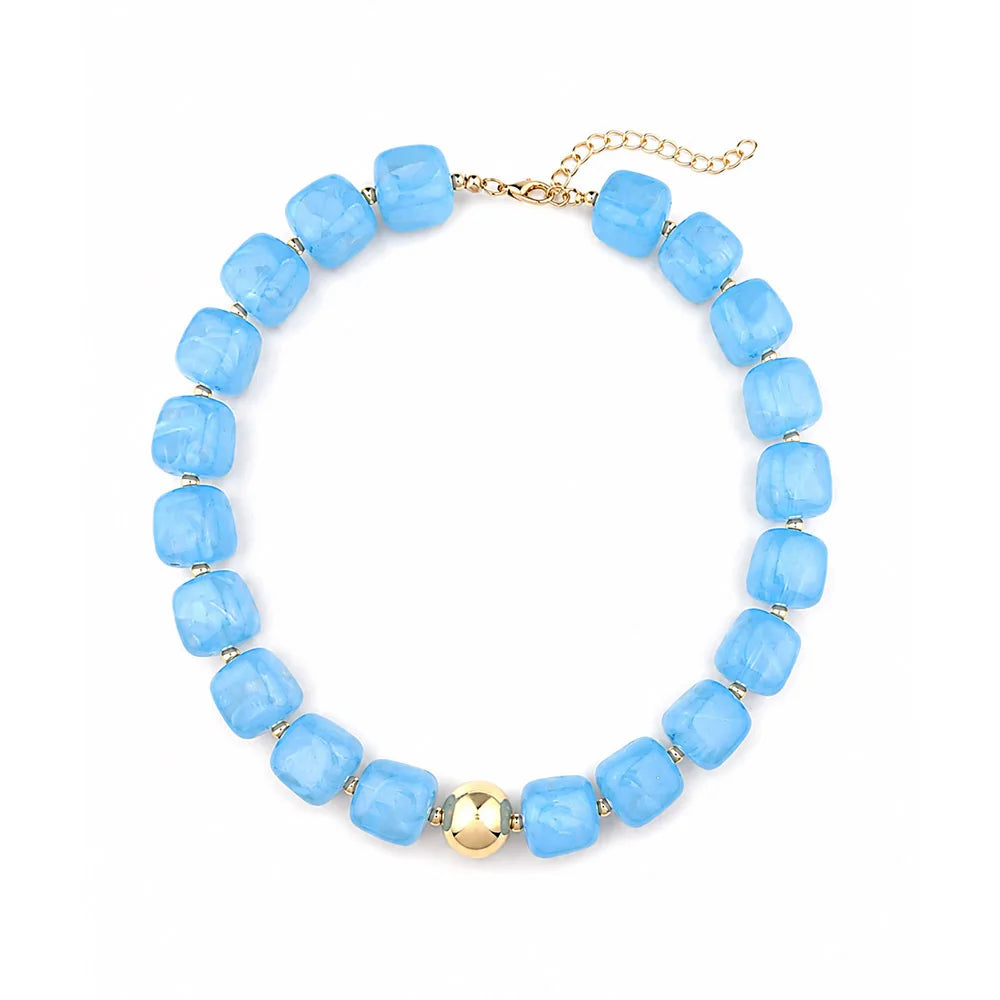 Bohemian resin choker necklace for women – ARIANA