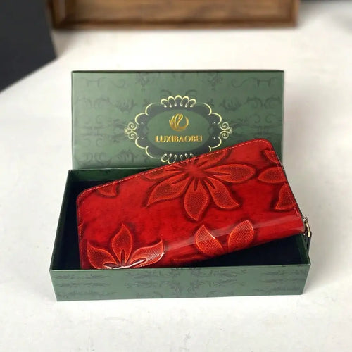 Floral print card wallet for women – ARIANA