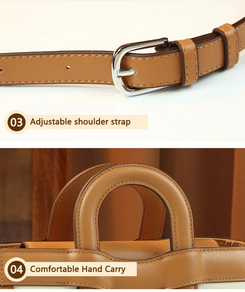 Saddle bag, crossbody, retro style, for women