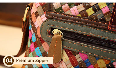 Handwoven bohemian crossbody bag for women – ARIANA