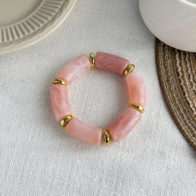 Acrylic bangle with charm detail for women