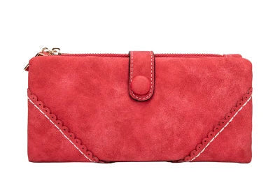 Leather multi-card clutch wallet for women – ARIANA