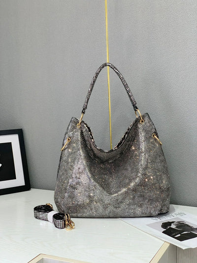Sequin leopard print evening clutch for women – ARIANA