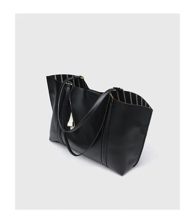 Minimalist leather tote bag for women – ARIANA