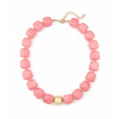 Resin choker necklace for women