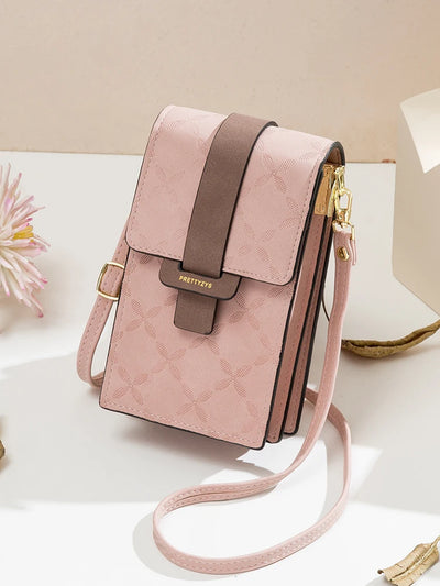 Phone wallet bag, convertible design, for women
