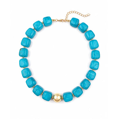 Resin choker necklace for women