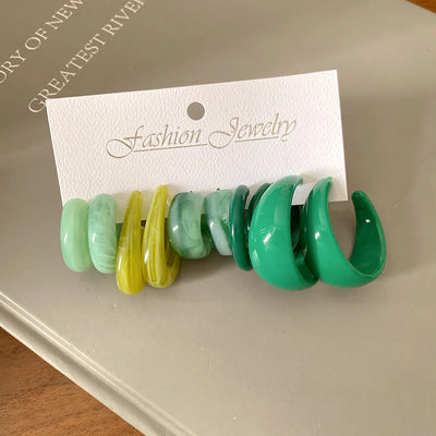 Acrylic drop stud earrings for women – ARIANA