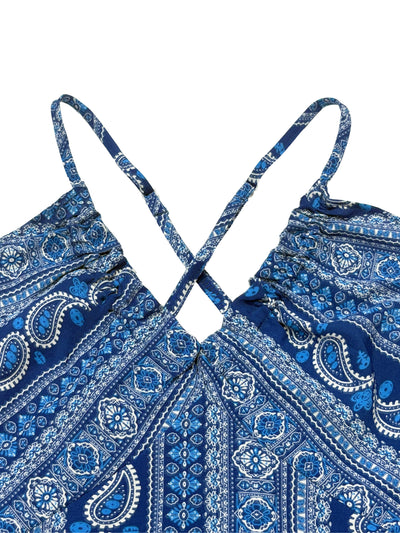 Bohemian maxi dress with backless design for women