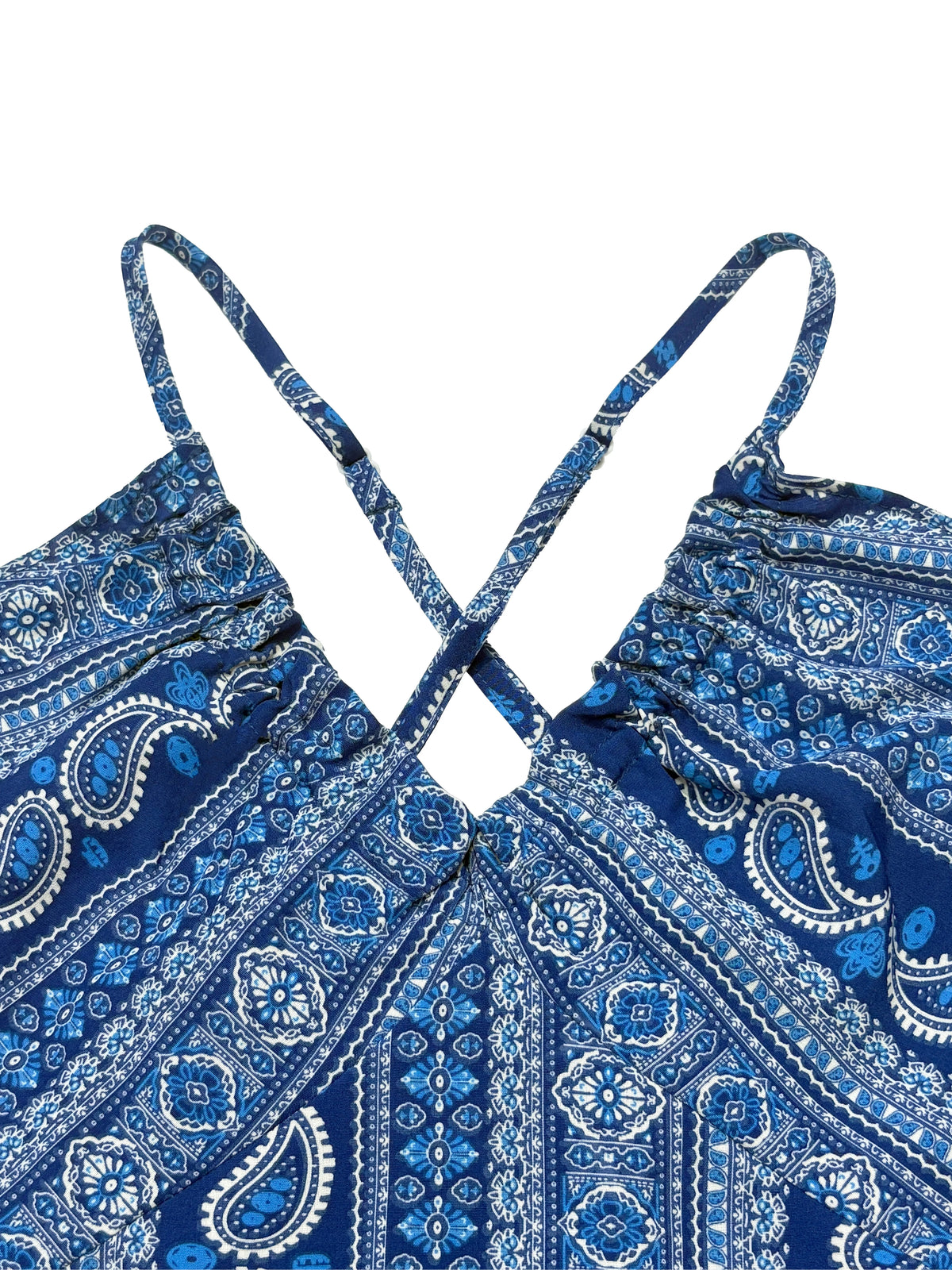 Bohemian maxi dress with backless design for women