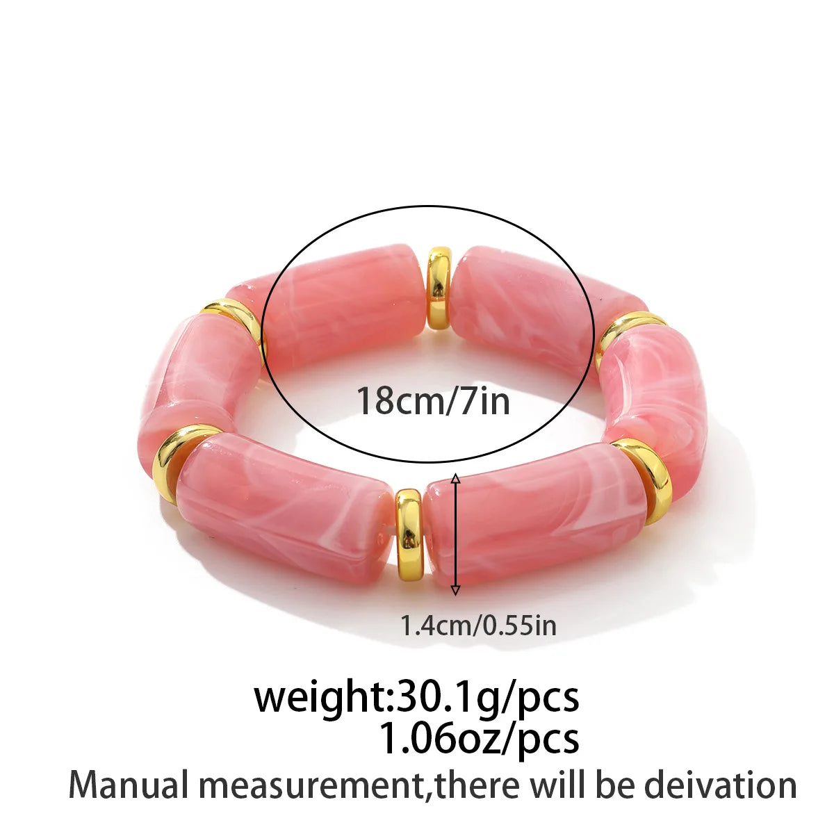 Acrylic bangle with charm detail for women