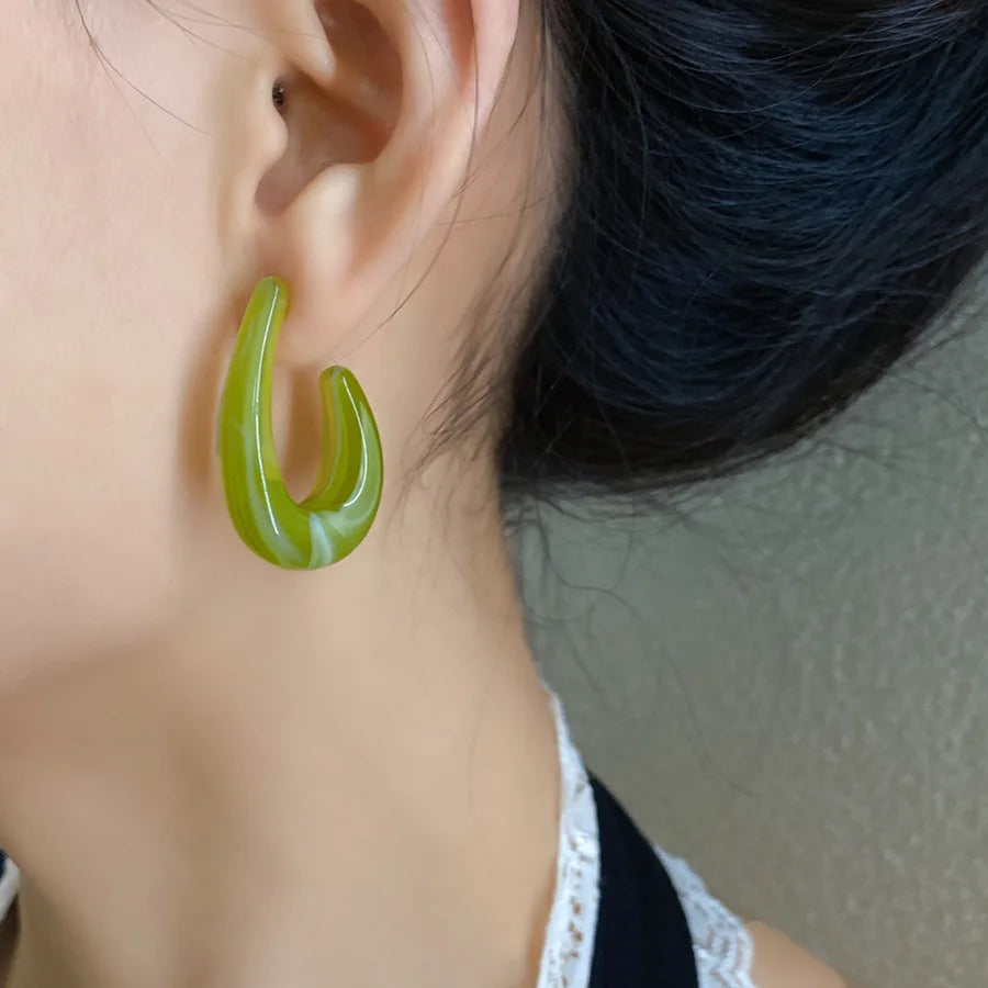 Acrylic drop stud earrings for women – ARIANA