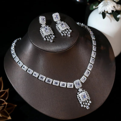 Drop-style jewelry set for women