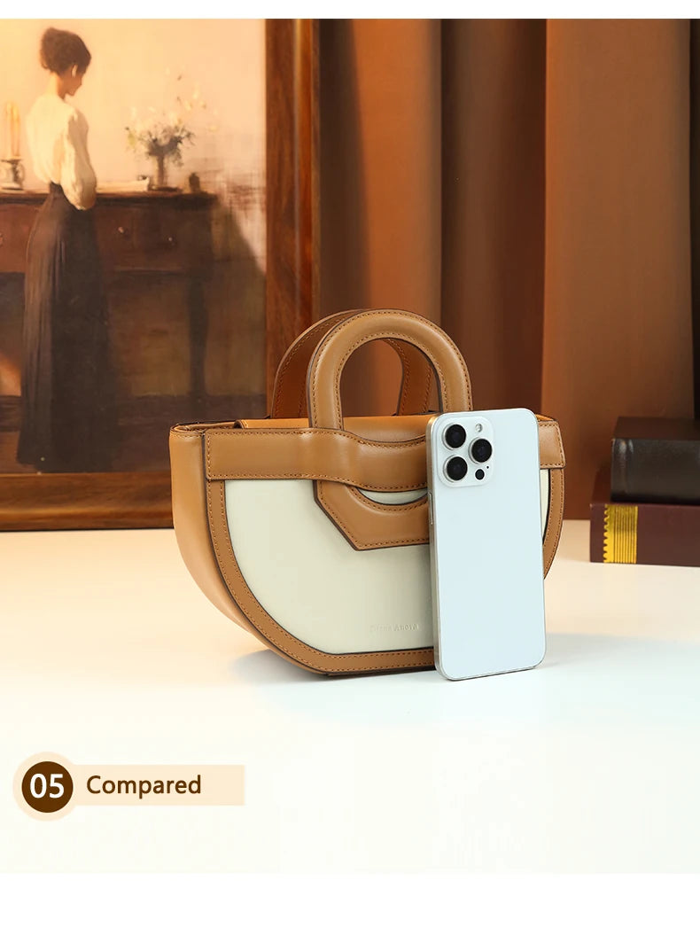 Retro saddle crossbody bag for women – ARIANA