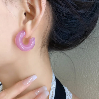Acrylic drop stud earrings for women – ARIANA