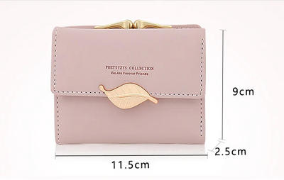 Trifold wallet, compact size, for women