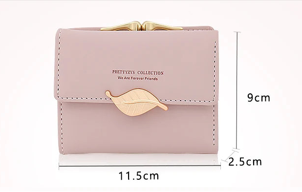 Trifold wallet, compact size, for women
