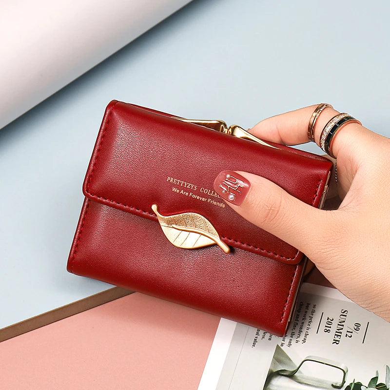 Trifold wallet, compact size, for women