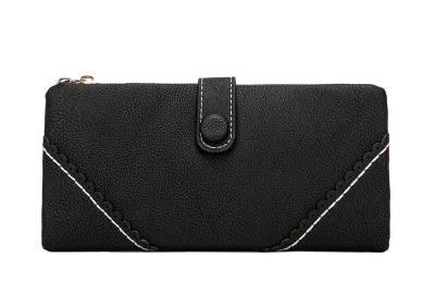 Leather multi-card clutch wallet for women – ARIANA