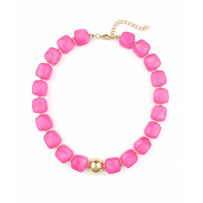 Resin choker necklace for women