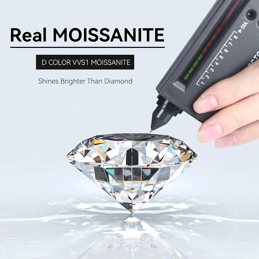 Oval moissanite stud earrings in 925 silver for women – ARIANA
