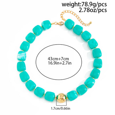 Acrylic choker necklace for women