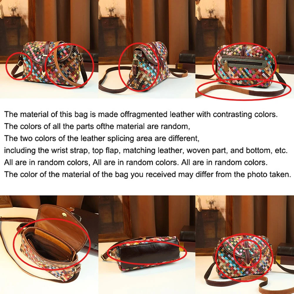 Handwoven bohemian crossbody bag for women – ARIANA