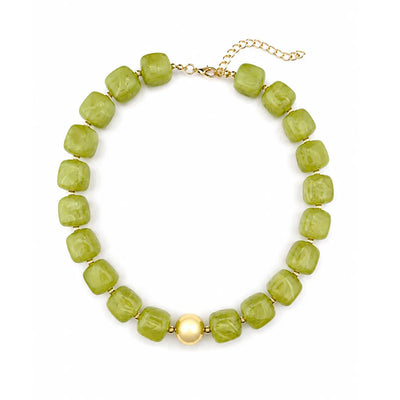 Bohemian resin choker necklace for women – ARIANA