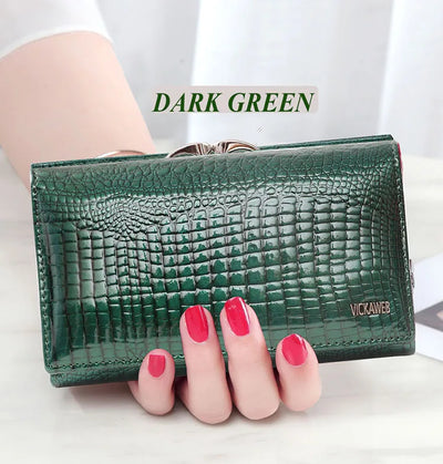Alligator print coin wallet for women – ARIANA
