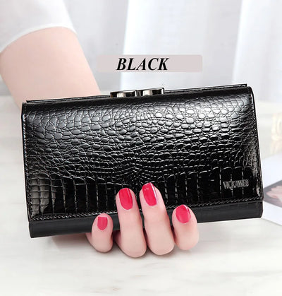 Alligator print coin wallet for women – ARIANA