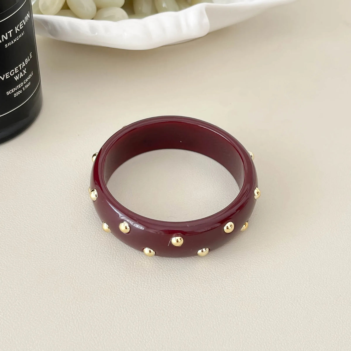 Chunky beaded bangle for women – ARIANA