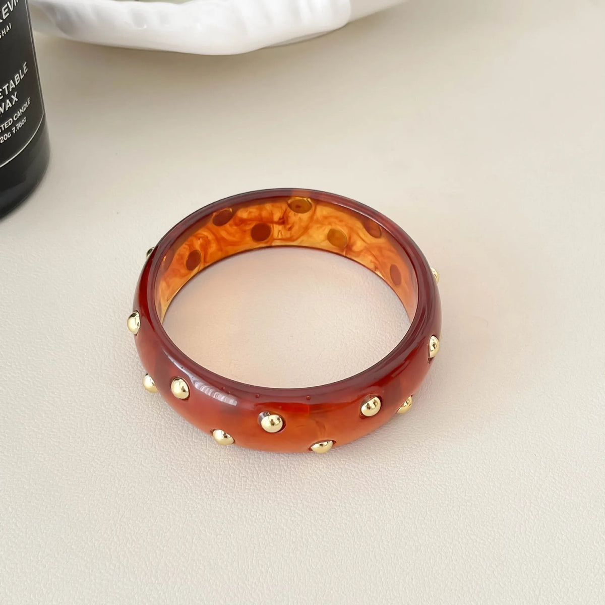 Chunky beaded bangle for women – ARIANA