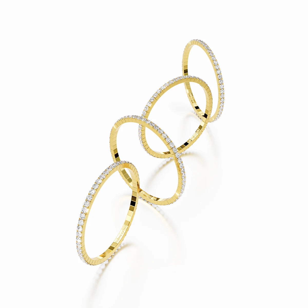 Moissanite tennis bracelet, 14K gold-filled, for women – ARIANA