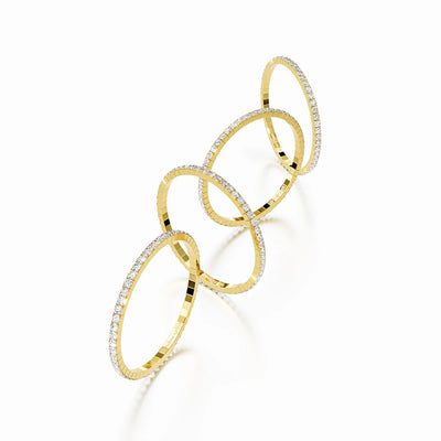 Moissanite tennis bracelet, 14K gold-filled, for women – ARIANA