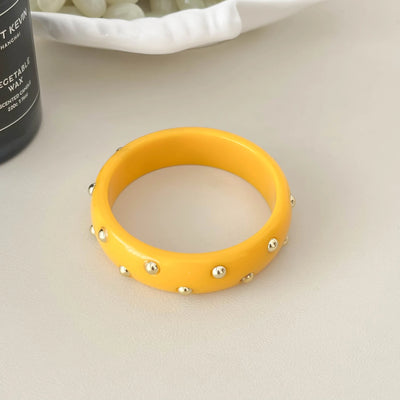 Beaded statement bangle for women