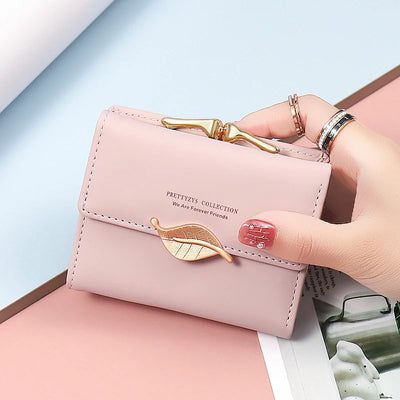 Compact trifold card wallet for women – ARIANA