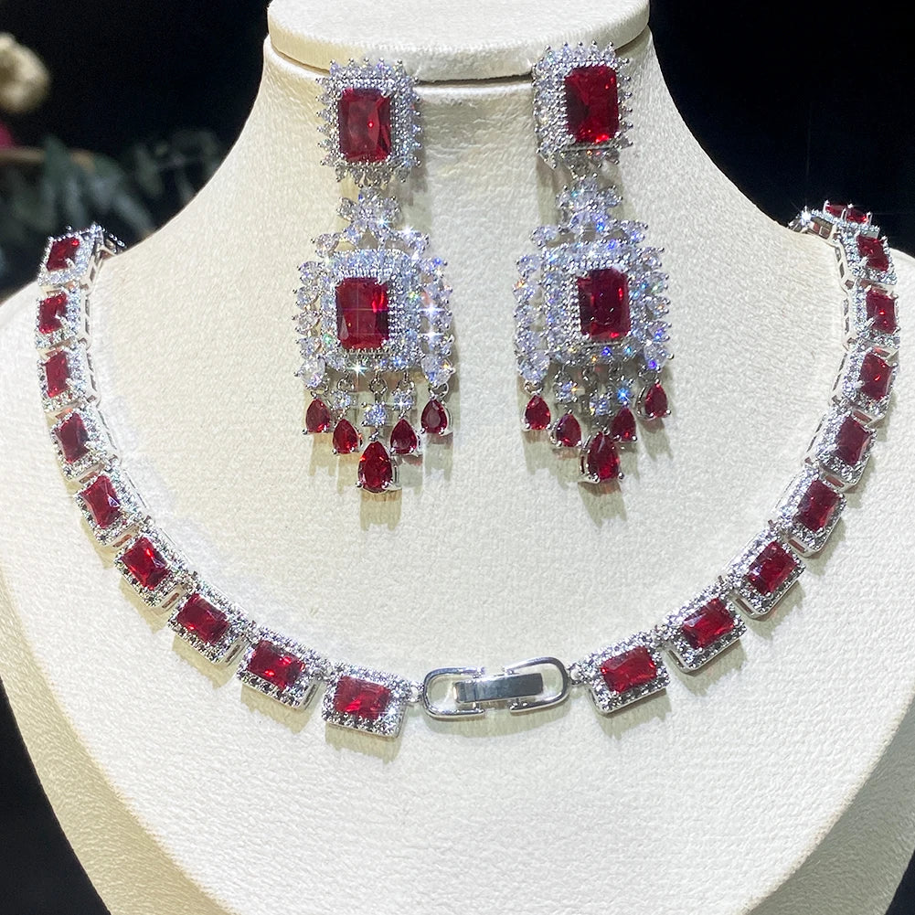 Drop-style jewelry set for women