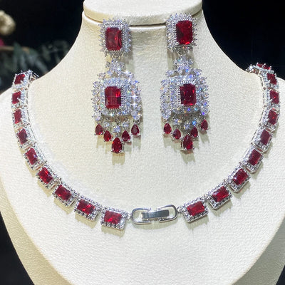 Drop-style jewelry set for women