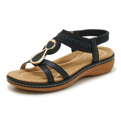 Bohemian slope heel sandals for women – ARIANA