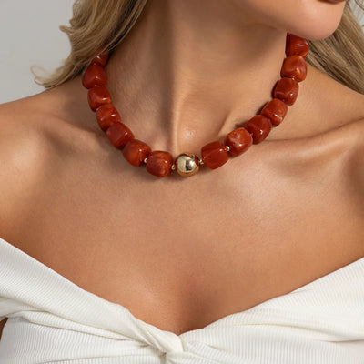 Acrylic choker necklace for women